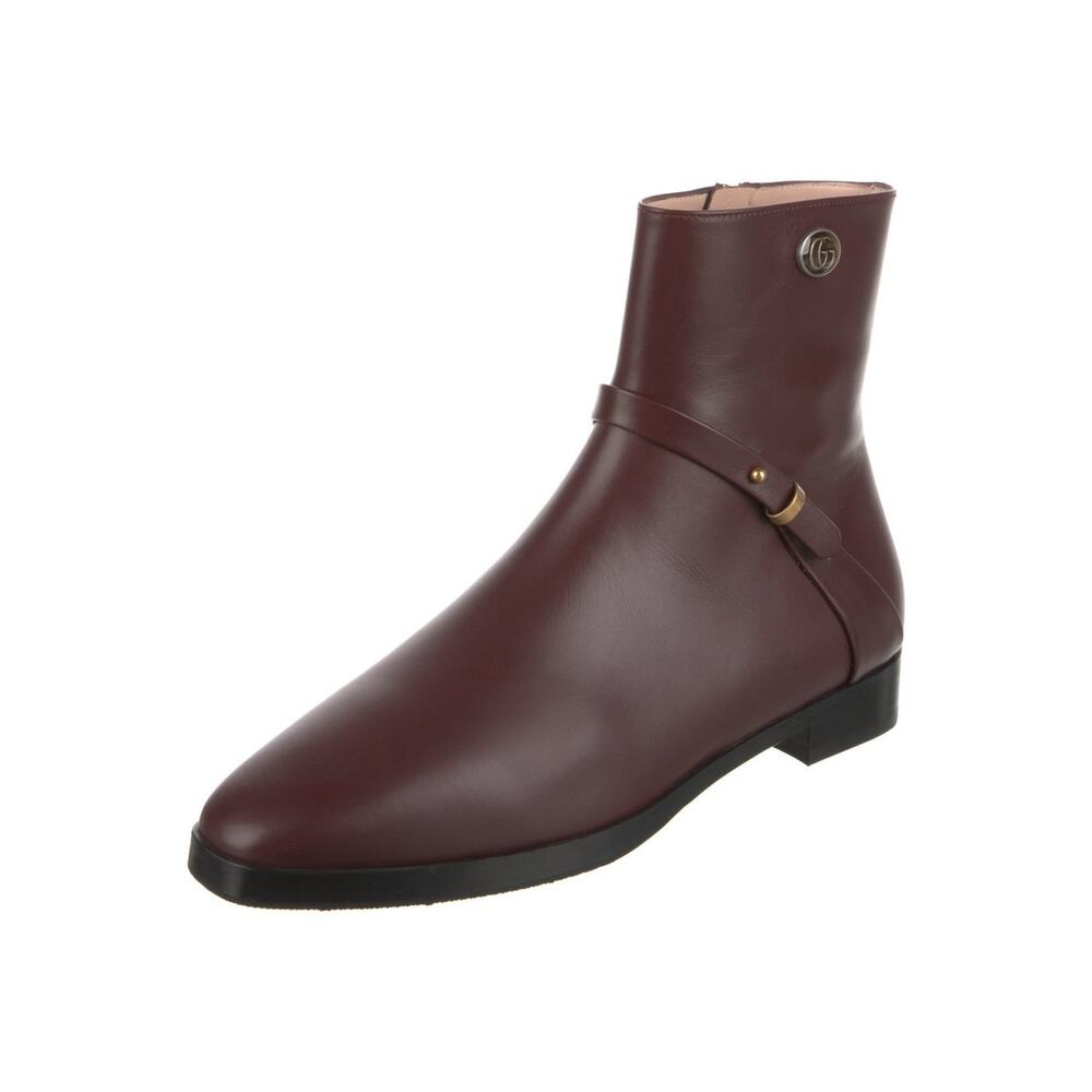 ❤️Gucci GG Logo Leather Boots❤️ - Picture 2 of 5
